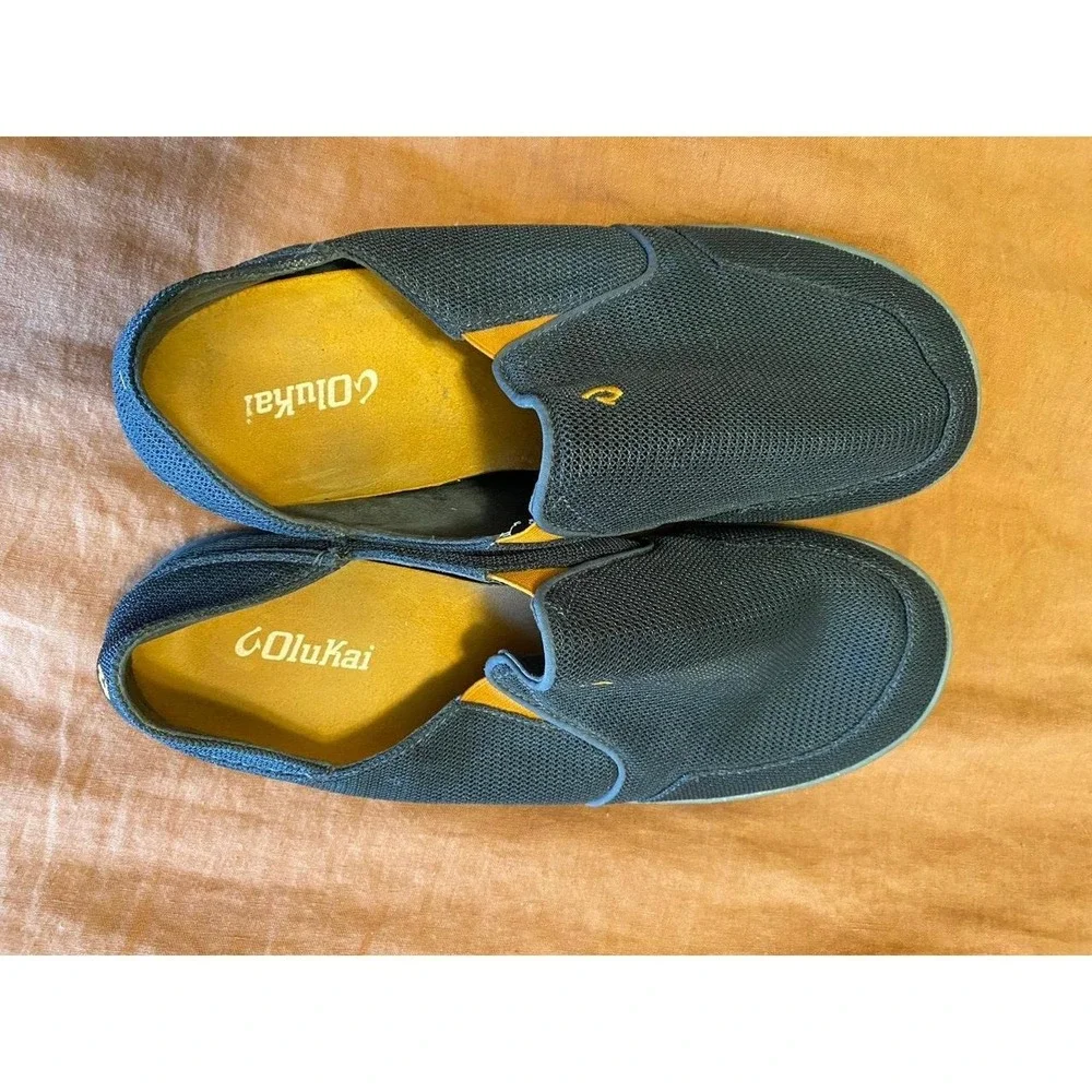 Olukai Nohea Mesh Loafer Shoes Casual Slip On Men US 11.5 Loafer s1